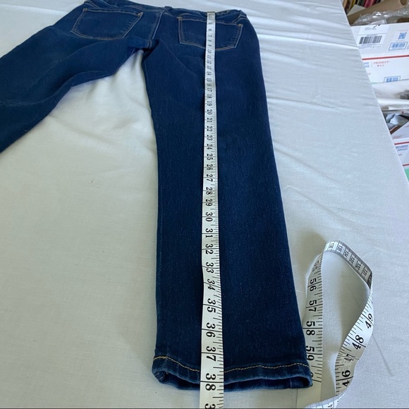 Jeans Stretch Size 11-12 Dark Polyester & Spandex 70%Cotton excellent condition - Picture 7 of 8
